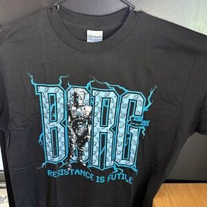 Star Trek Black Borg Graphic Tee XL with tags never worn